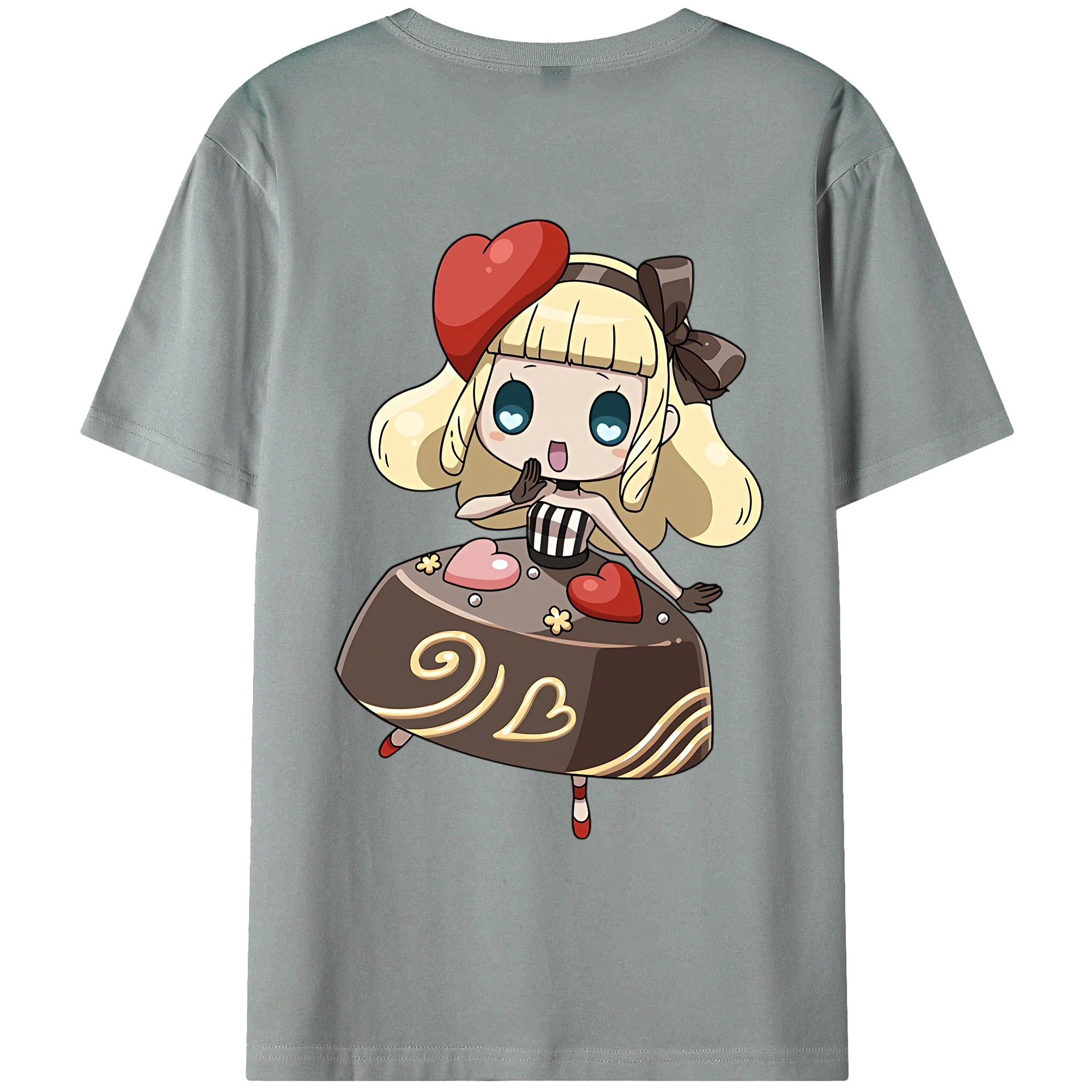 （画像用） 妖怪ウォッチ Yo-kai Watch 綿100％ メンズ半袖Tシャツ（バックプリント） 通気性